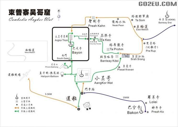 暹粒行前·行程