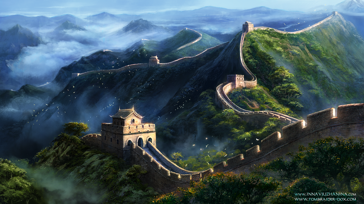 Tomb raider ii the great wall of china ls by inna vjuzhanina-dbebskj.png